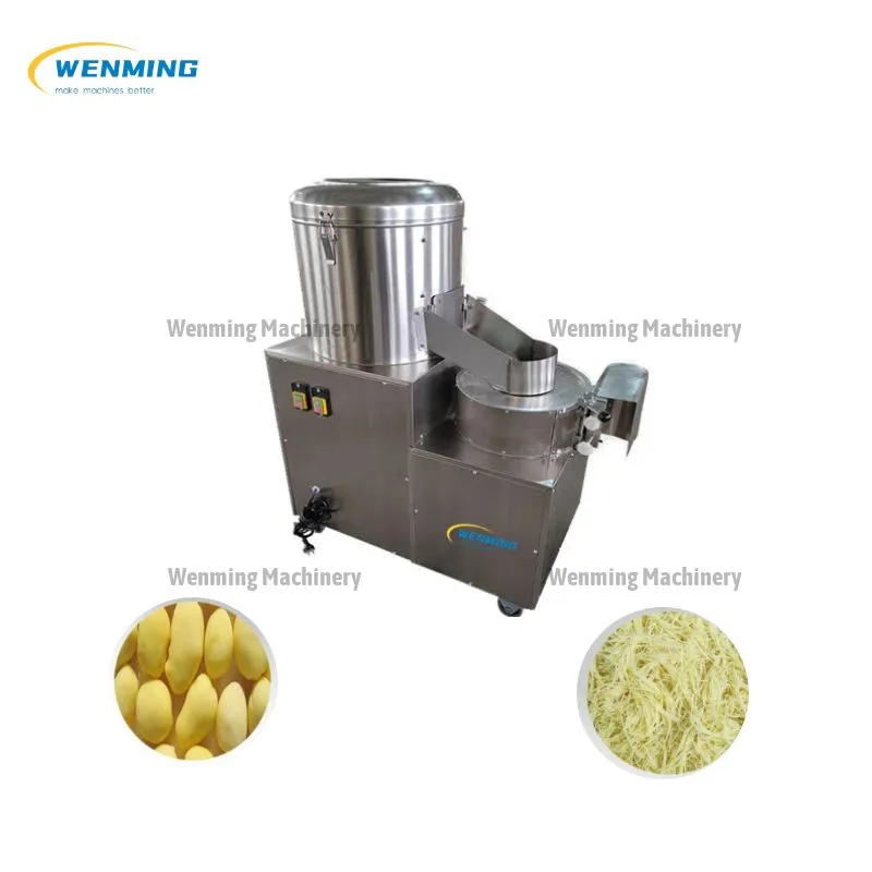 High-quality Multifunctional Potato Shredder Thick Cut French Fries Machine Carrot Peeling Machine