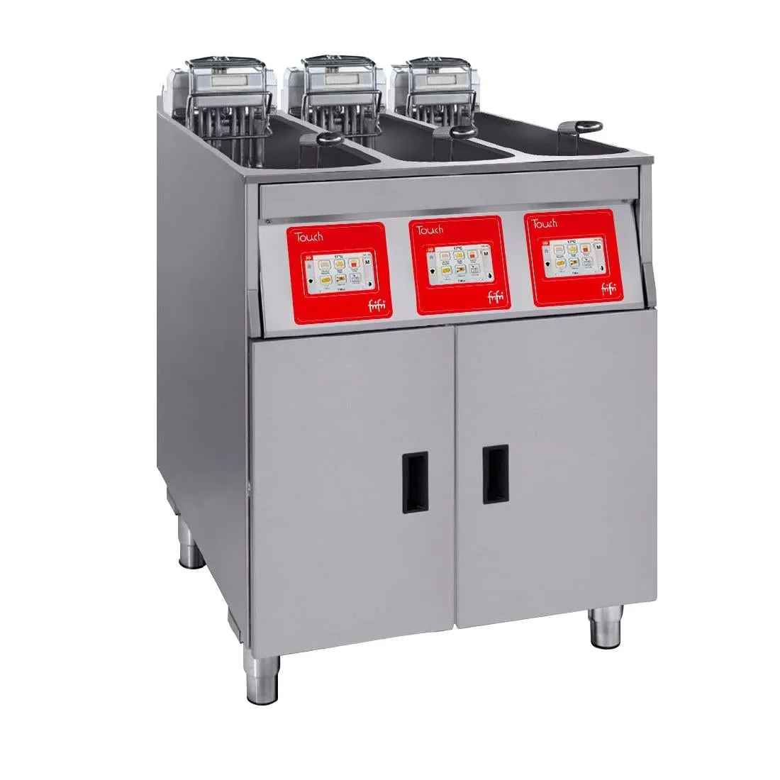 HS023-3PH FriFri Touch 633 Electric Free-standing Fryer Triple Tank Triple Basket 3x9kW Three Phase, 3 supplies TL633M31G0