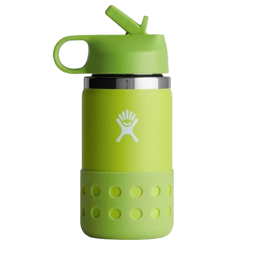 Hydro Flask 12 oz - Kids Wide Mouth w Straw Lid & Boot