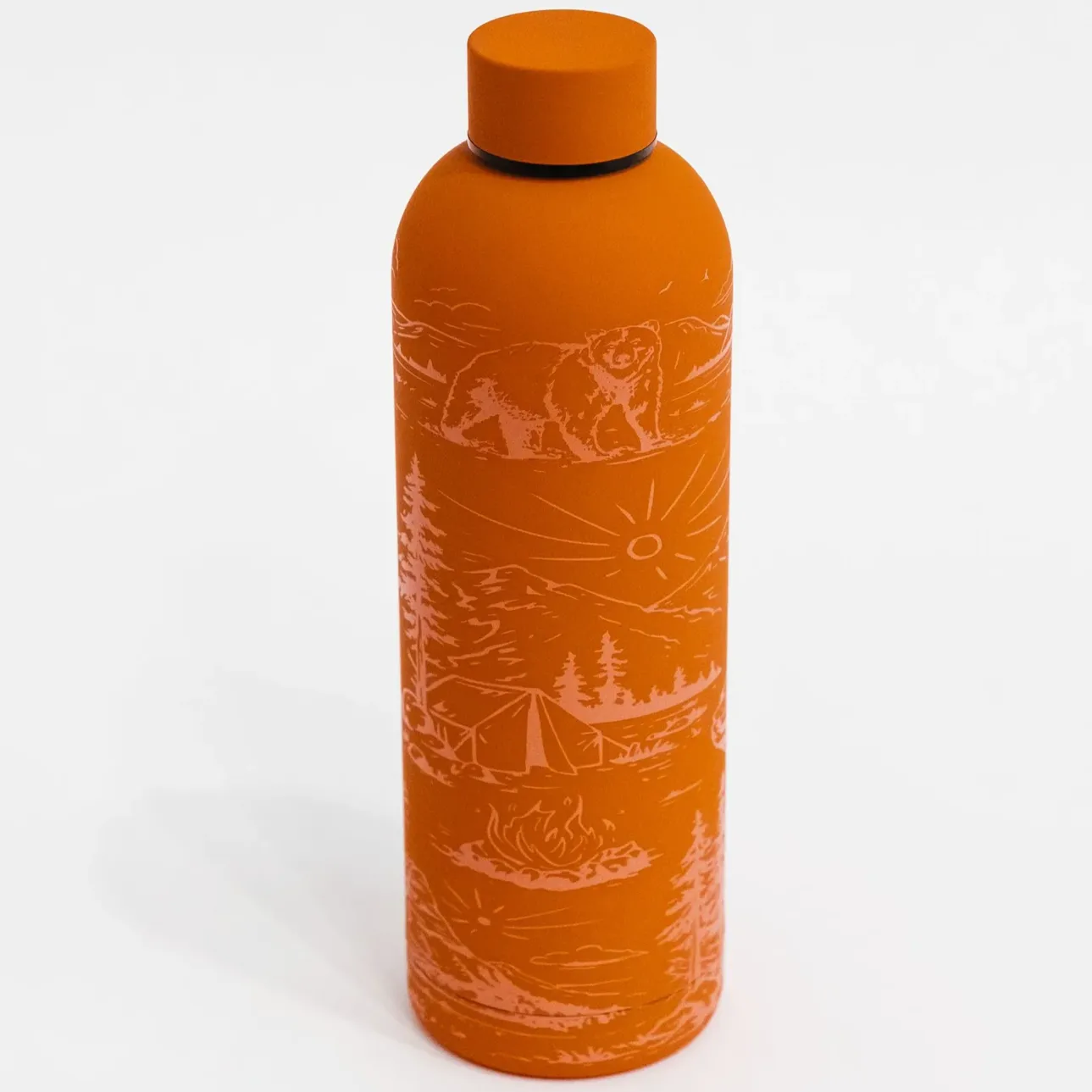 Insulated Water Bottle - Orange National Forest