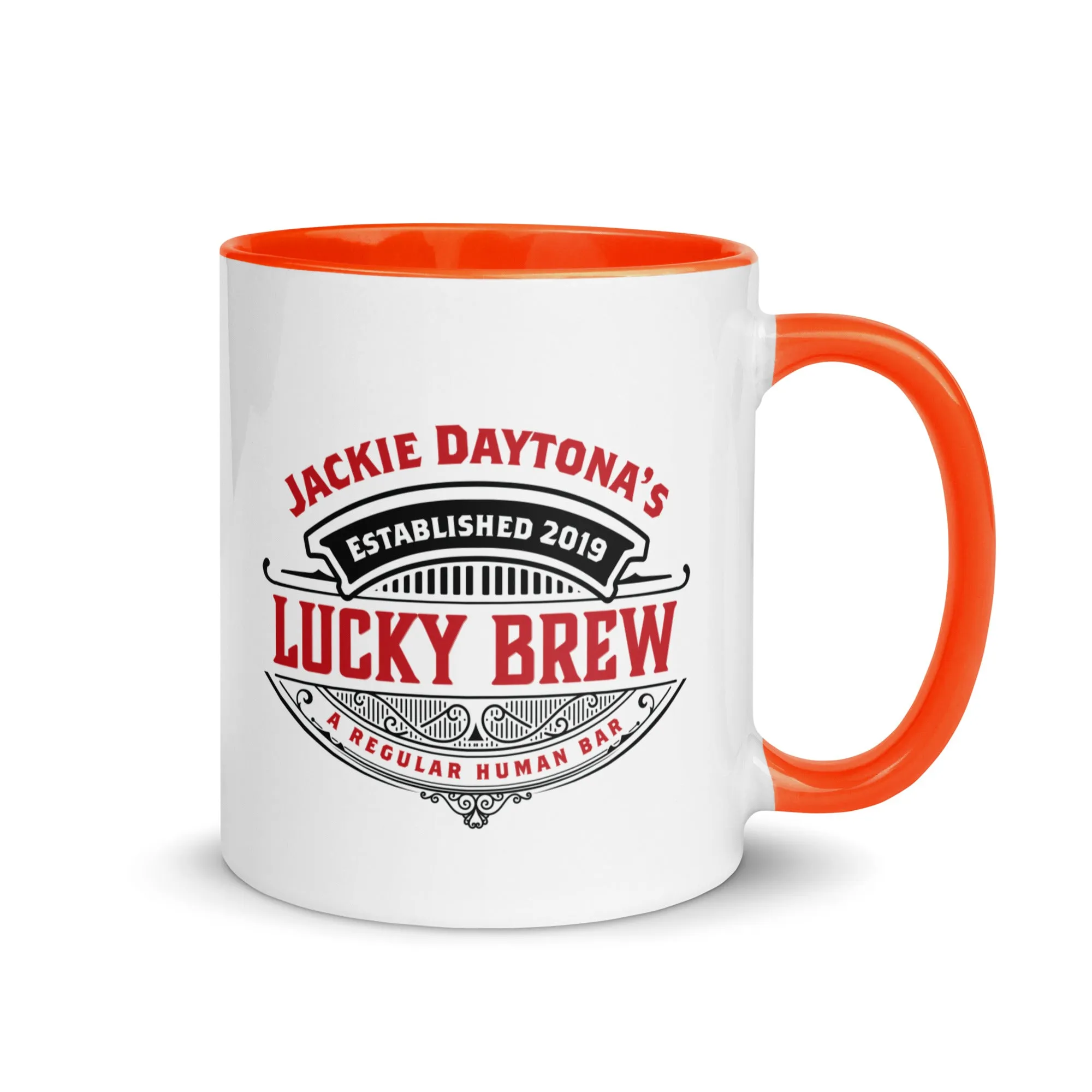 Jackie Daytona's Bar Mug with Color Inside