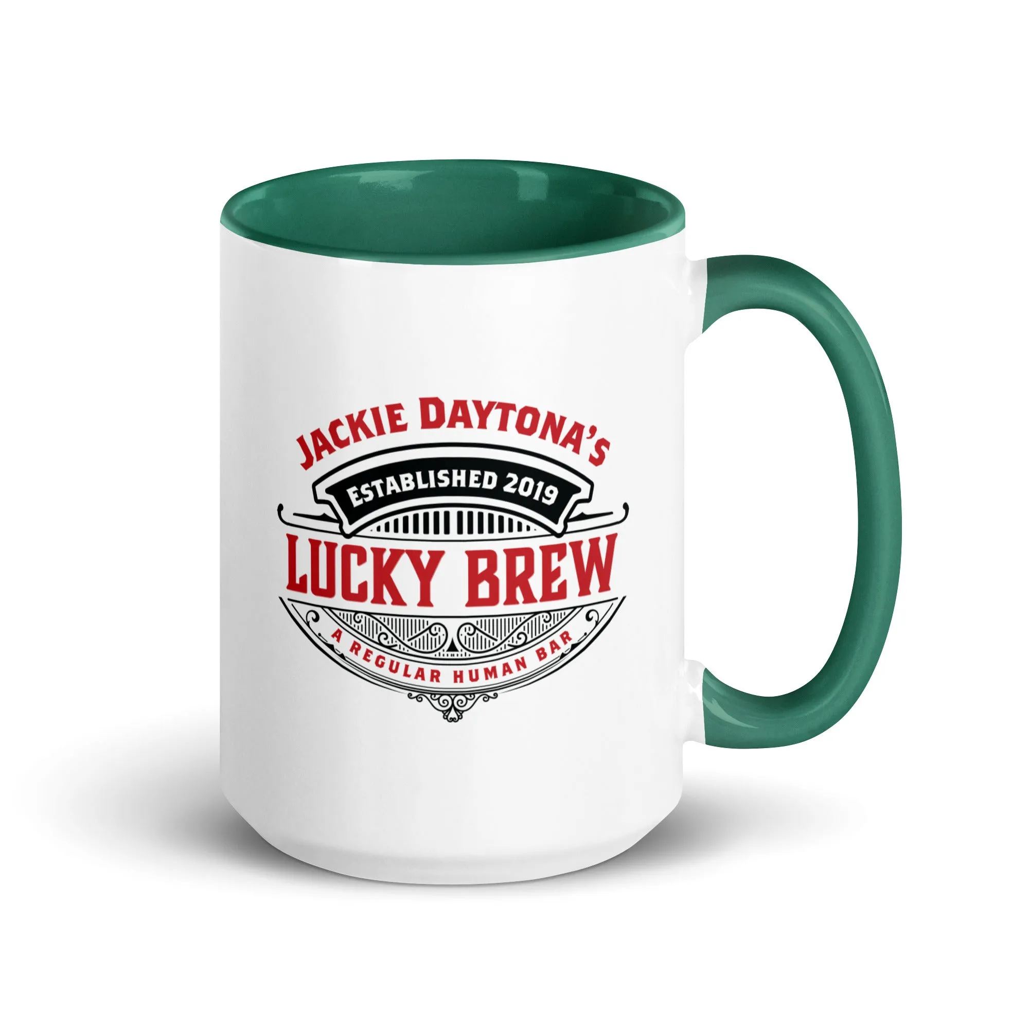 Jackie Daytona's Bar Mug with Color Inside