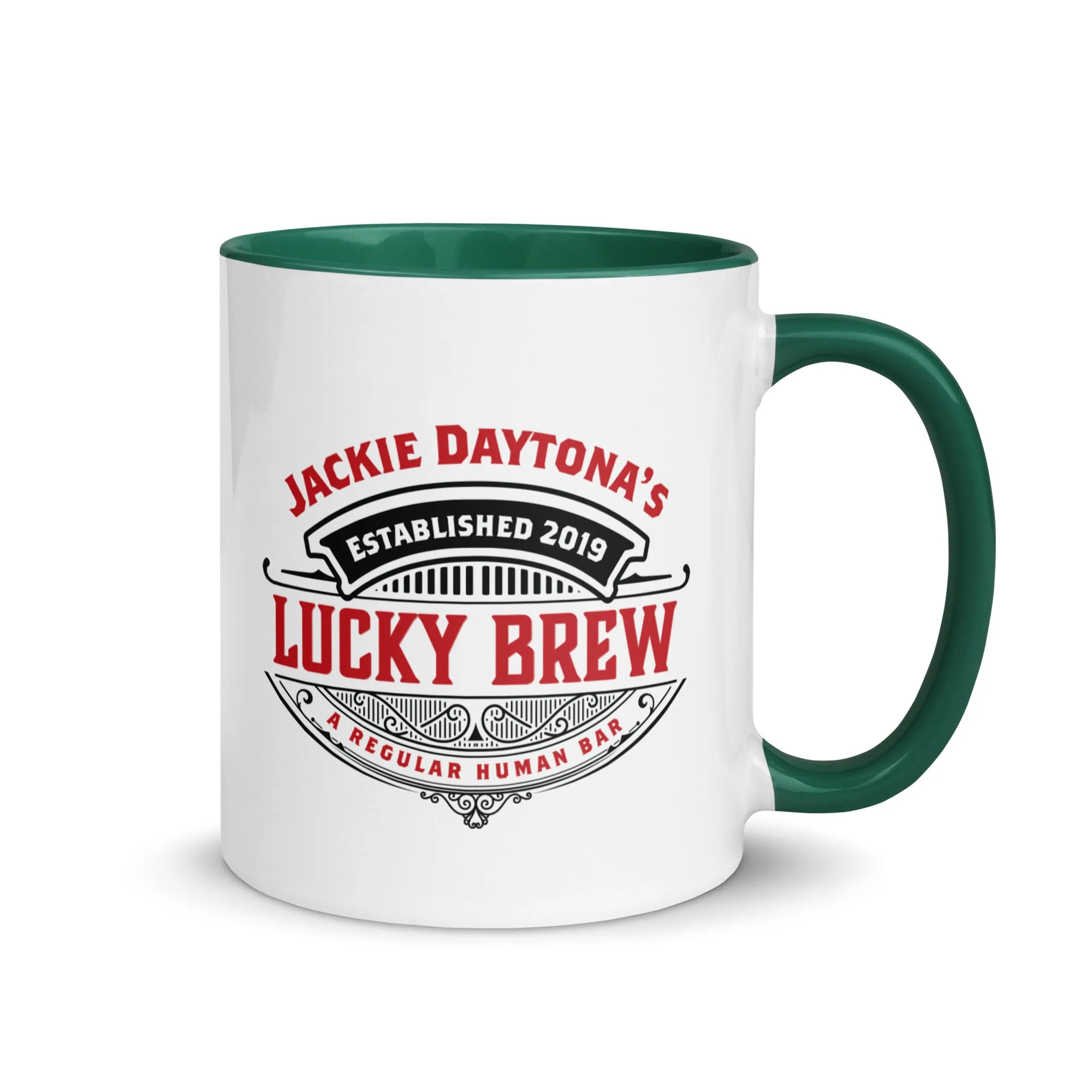 Jackie Daytona's Bar Mug with Color Inside