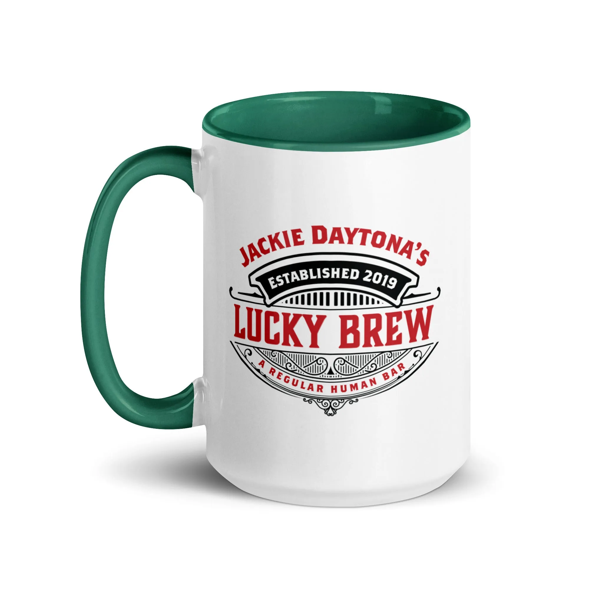 Jackie Daytona's Bar Mug with Color Inside