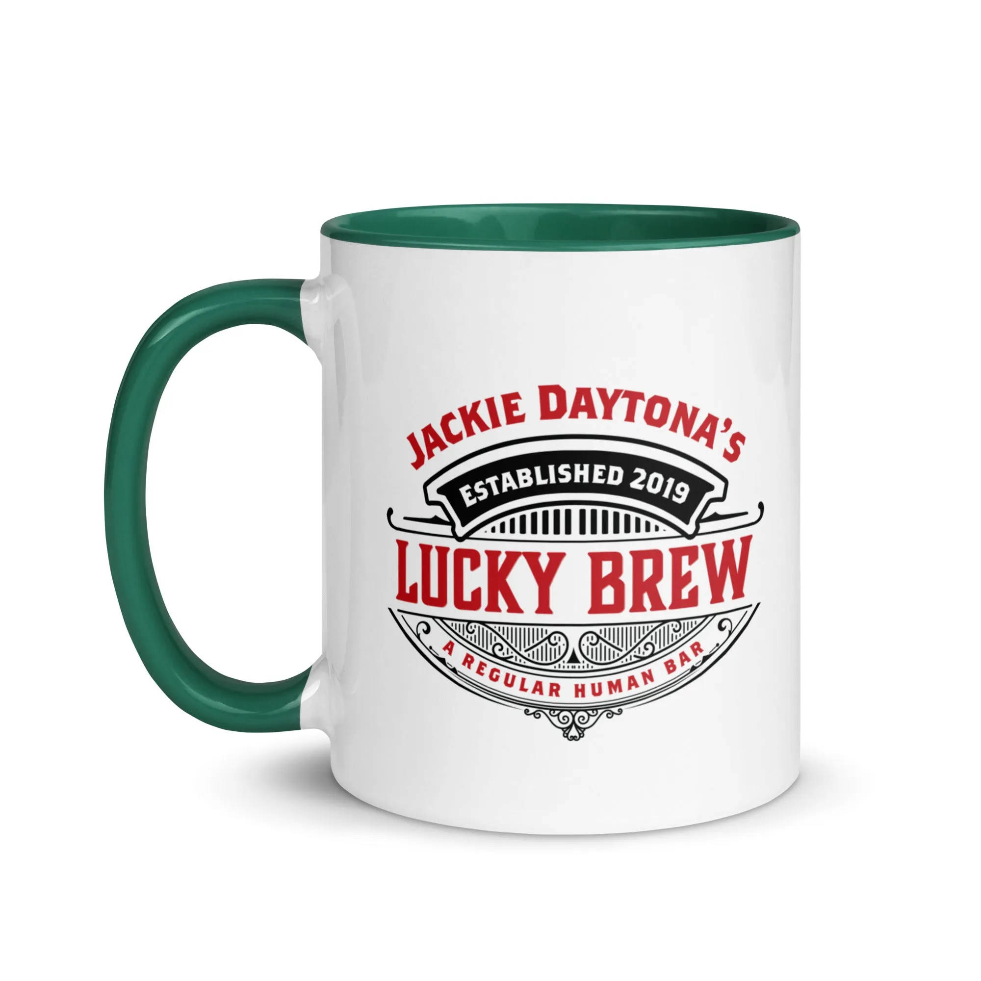 Jackie Daytona's Bar Mug with Color Inside