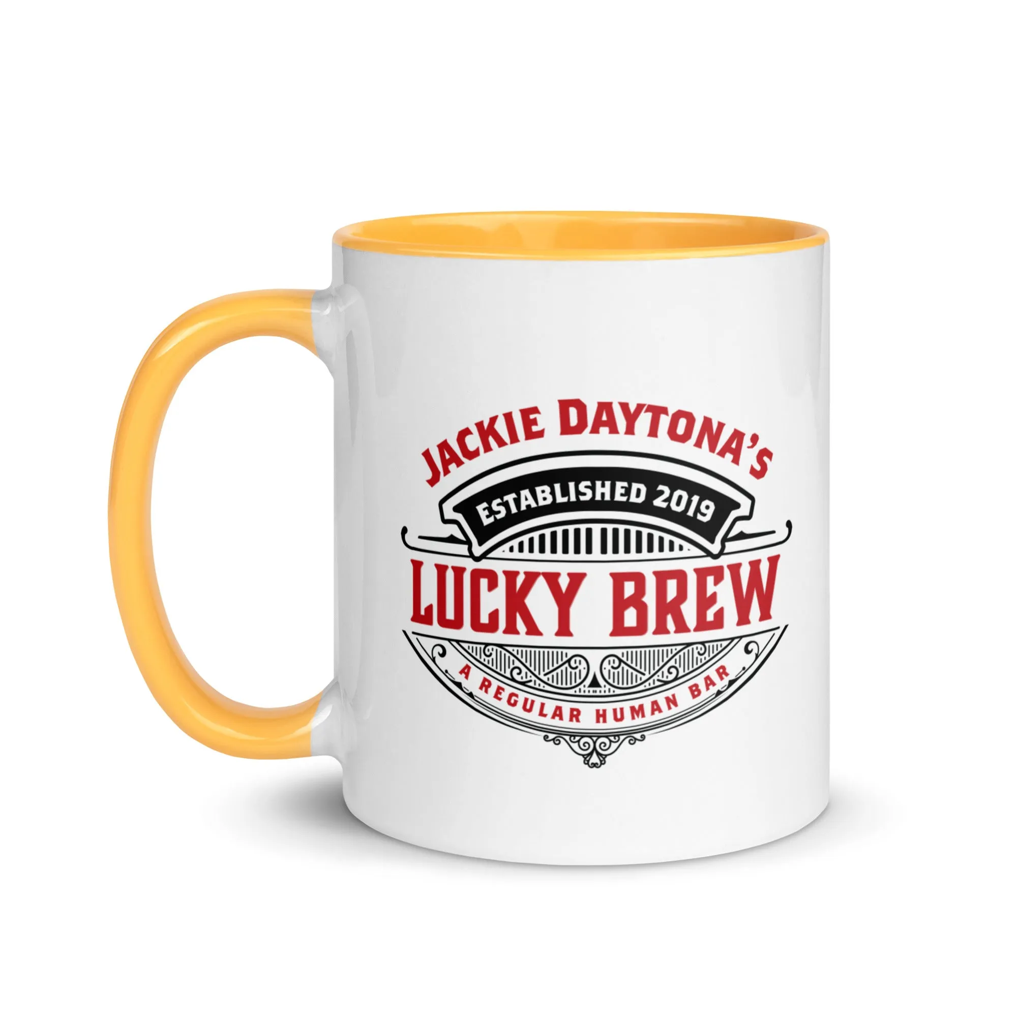 Jackie Daytona's Bar Mug with Color Inside