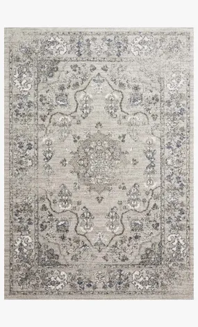 Joaquin Rug in Dove & Grey by Loloi