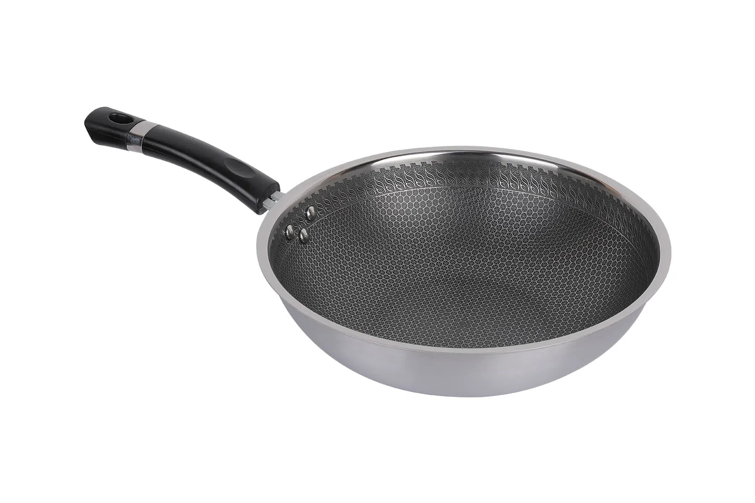 JoYoung Non Stick Frying Wok 30cm Stainless Steel CF30C-CJ538