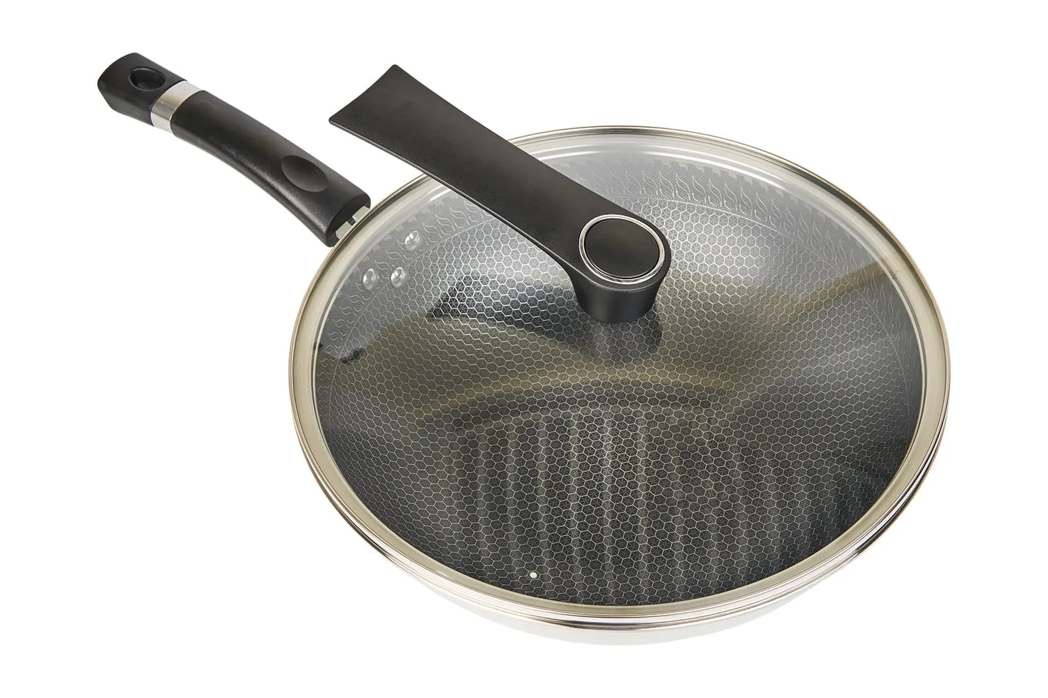 JoYoung Non Stick Frying Wok 30cm Stainless Steel CF30C-CJ538