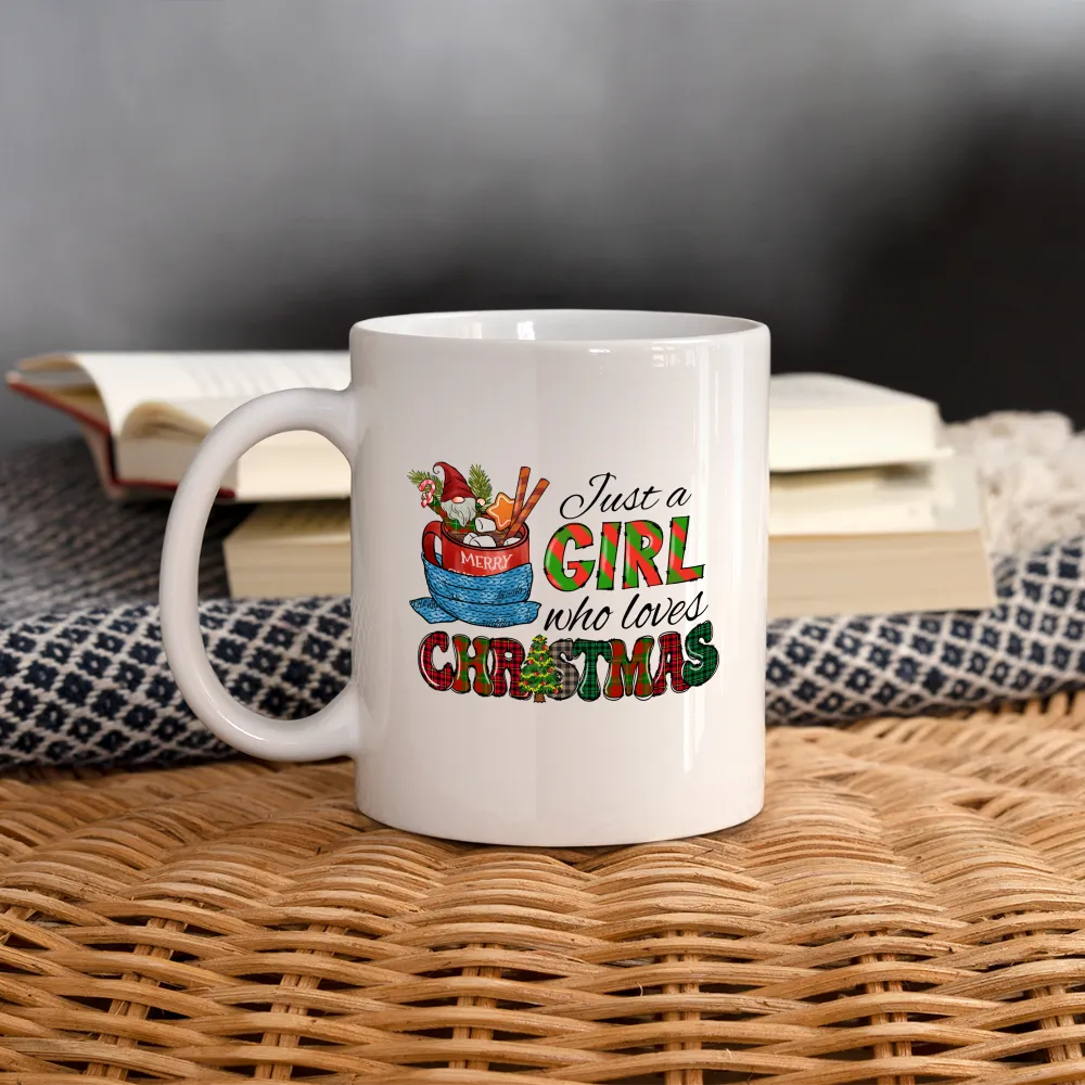 Just a Girl Who Loves Christmas Coffee Mug