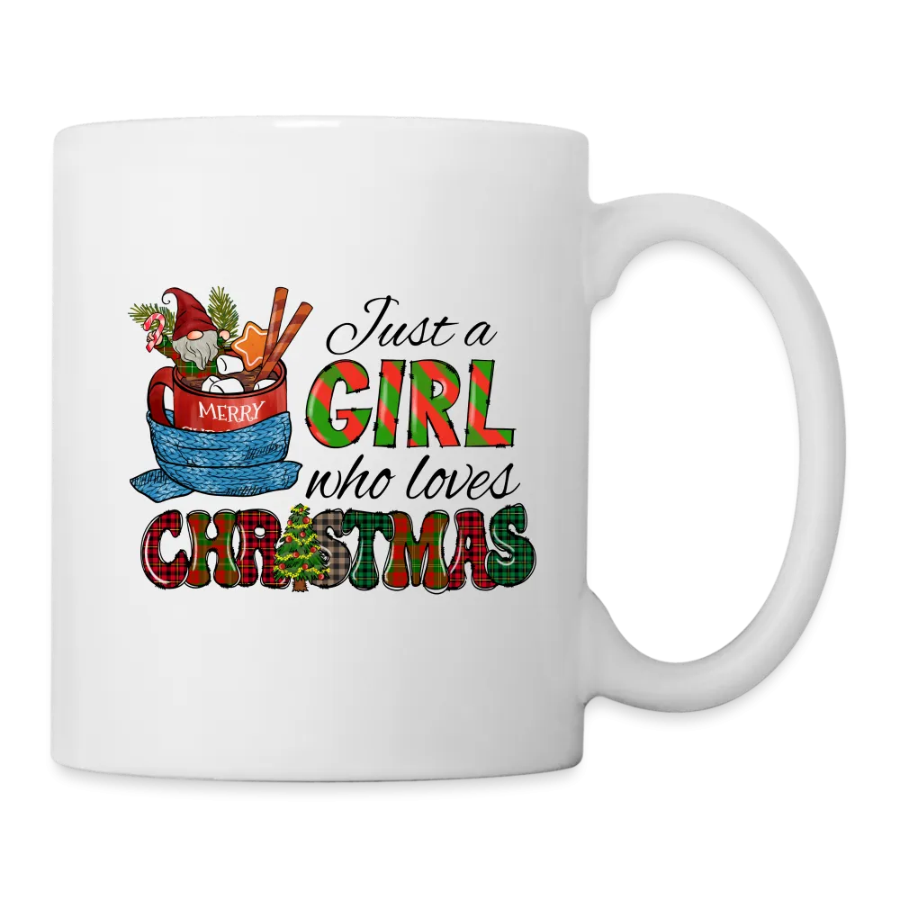 Just a Girl Who Loves Christmas Coffee Mug