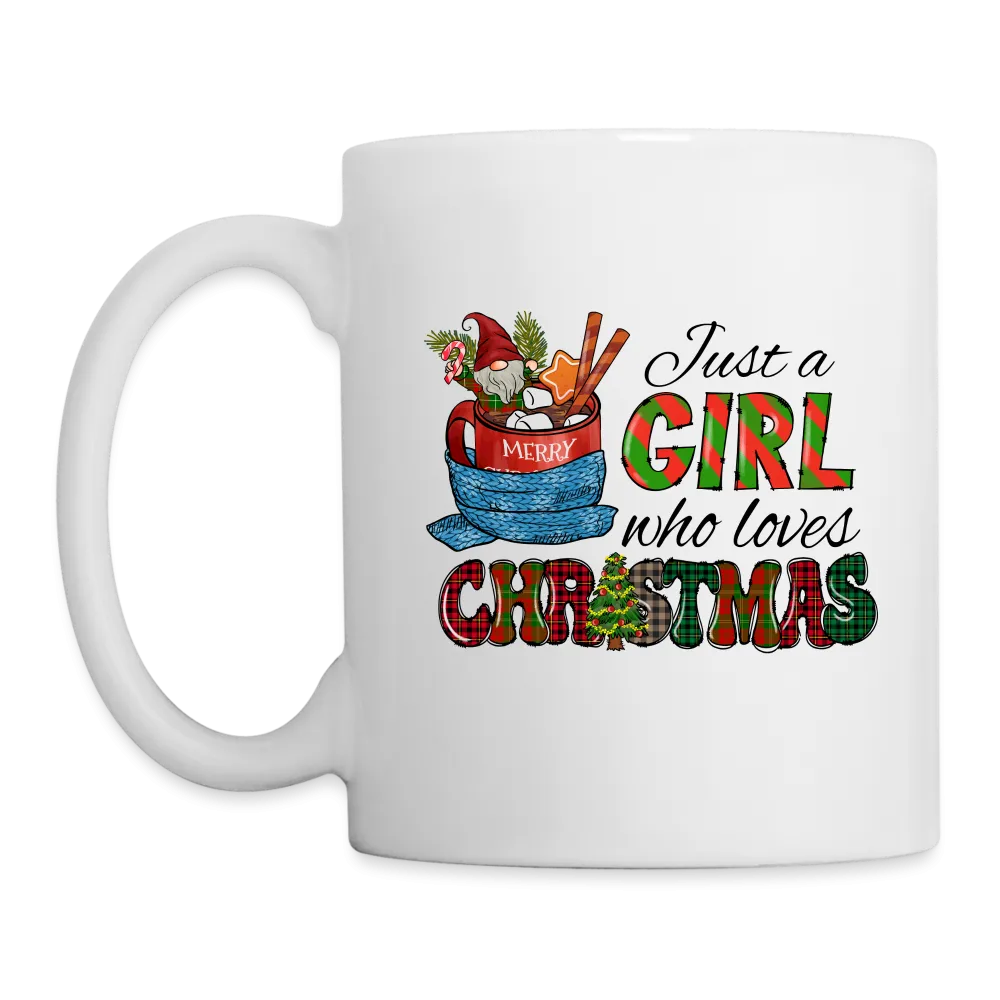 Just a Girl Who Loves Christmas Coffee Mug