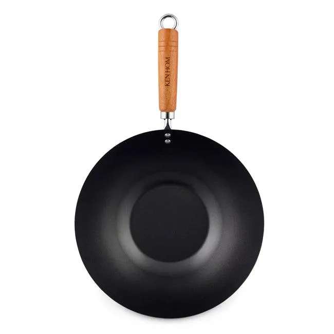 Ken Hom Classic 31cm Non-Stick Carbon Steel Wok