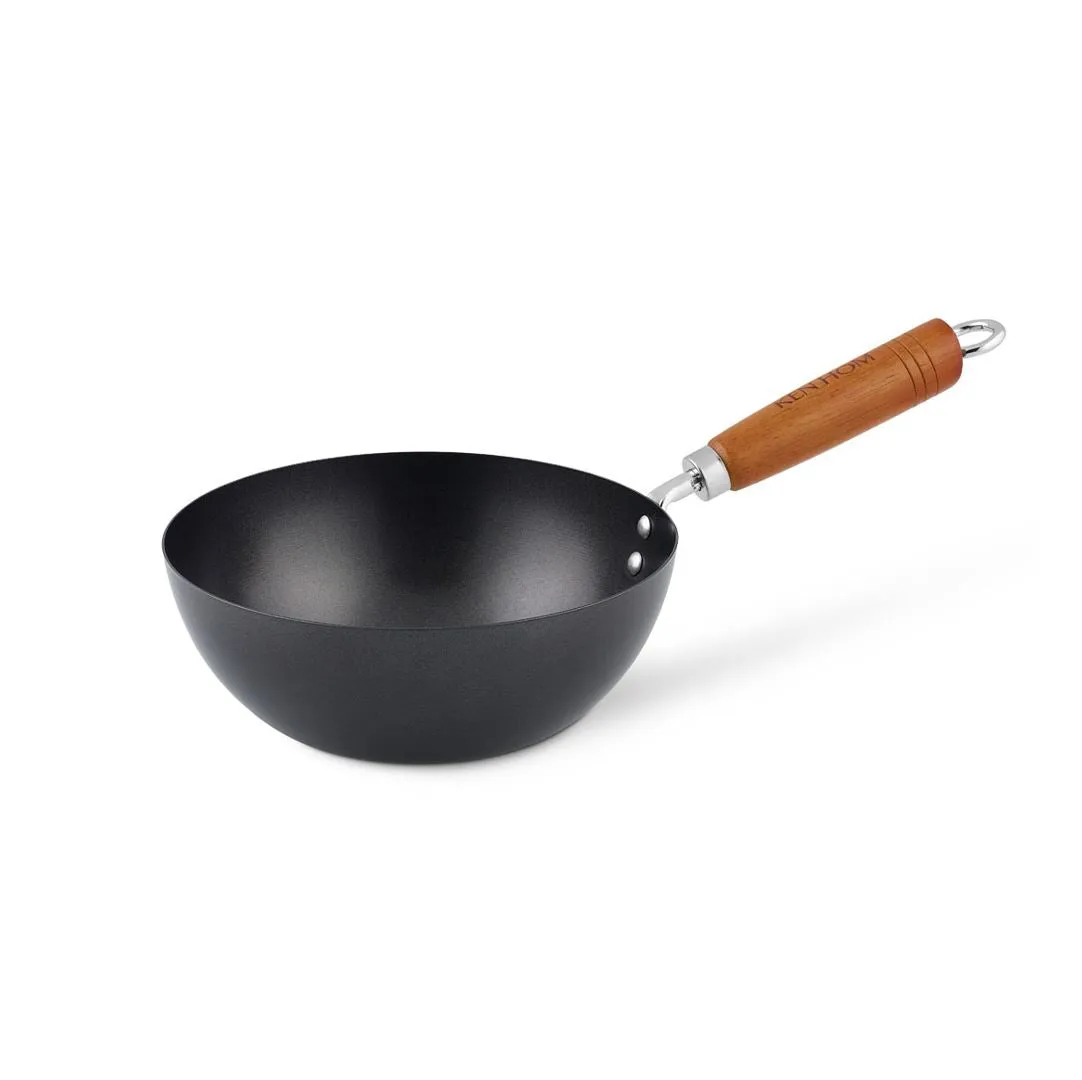 Ken Hom Classic 8" Non Stick Mini Wok, Carbon Steel