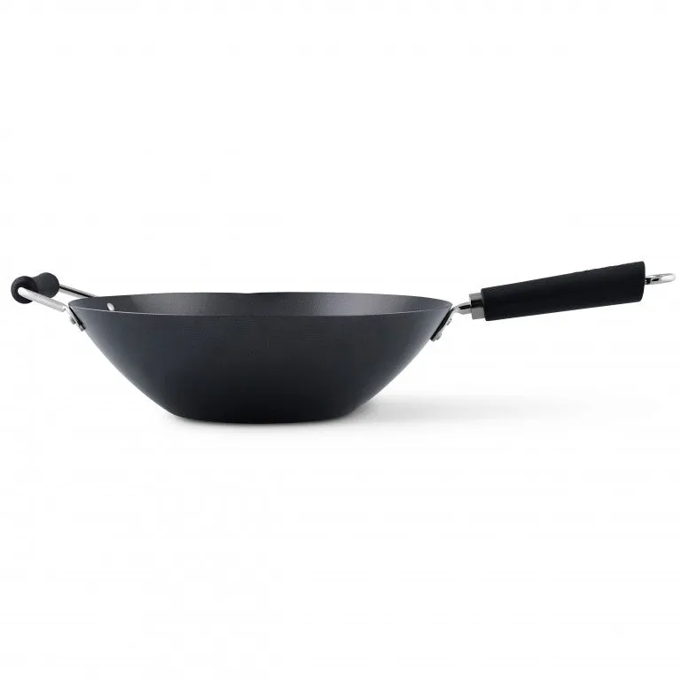 Ken Hom Non-Stick Carbon Steel Wok 35cm