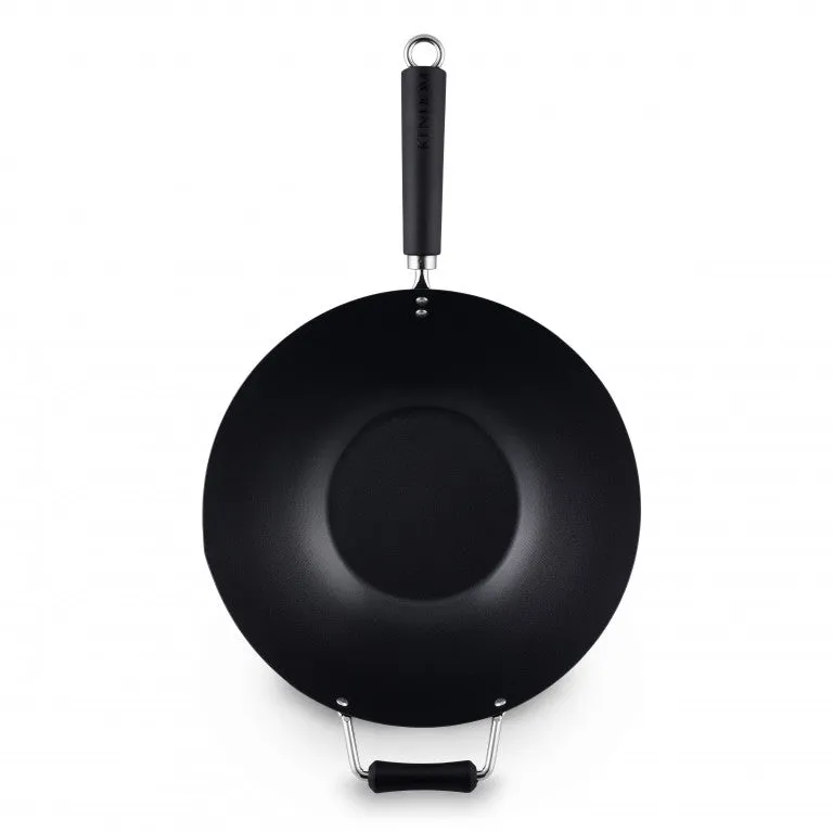 Ken Hom Non-Stick Carbon Steel Wok 35cm