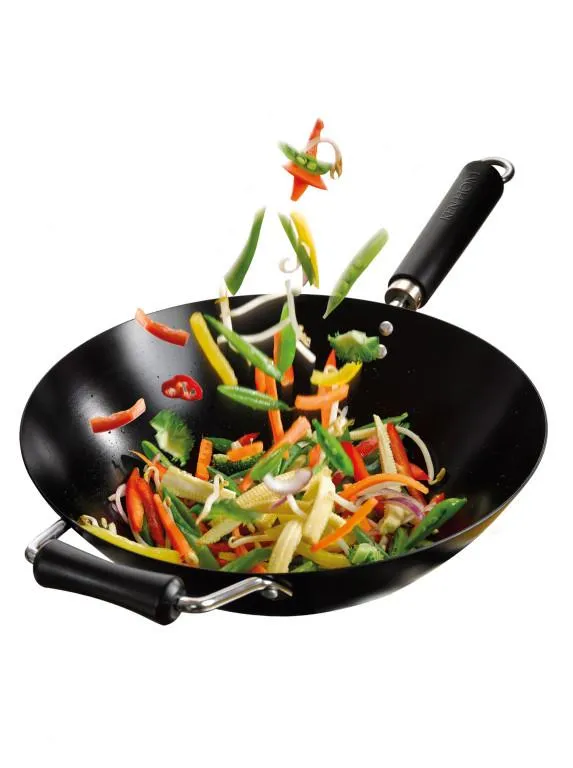 Ken Hom Non-Stick Carbon Steel Wok 35cm