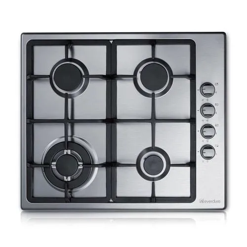 Kitchen - 60cm Stainless Steel Gas Burner Cooktop