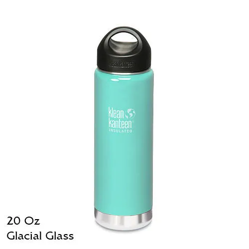 Klean Kanteen Insulated Stainless-Steel Wide-Mouth Bottle with Loop-Top Cap - 20 fl. oz.