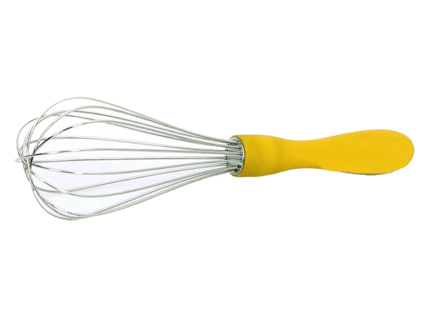 Kuber Industries Hand Blender|Handheld Stainless-Steel Wire Whisk Perfect for Blending, Whisking, Beating, Stirring (Yellow)