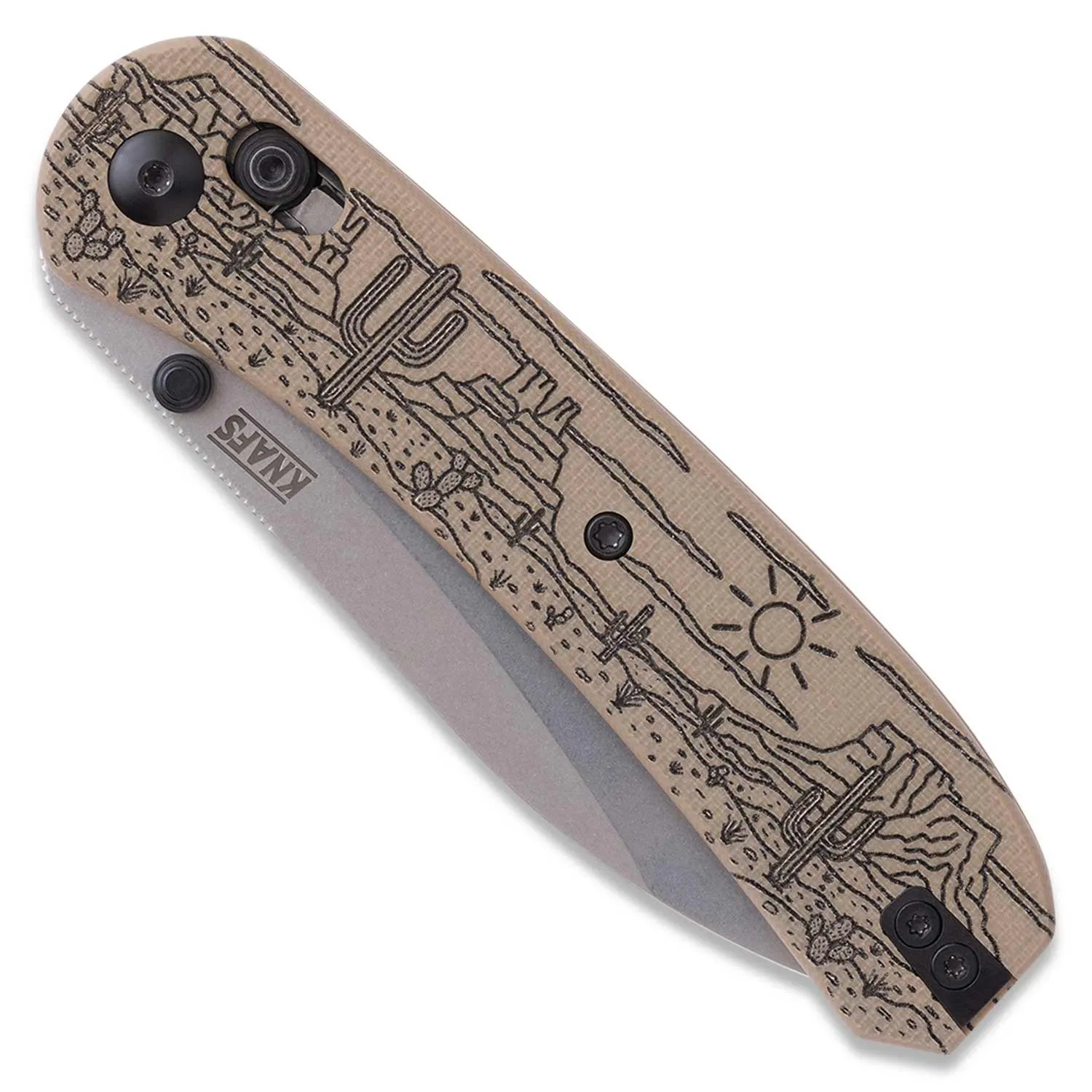 Lander 2 Pocket Knife - Pre-Built Desert Horizon G10