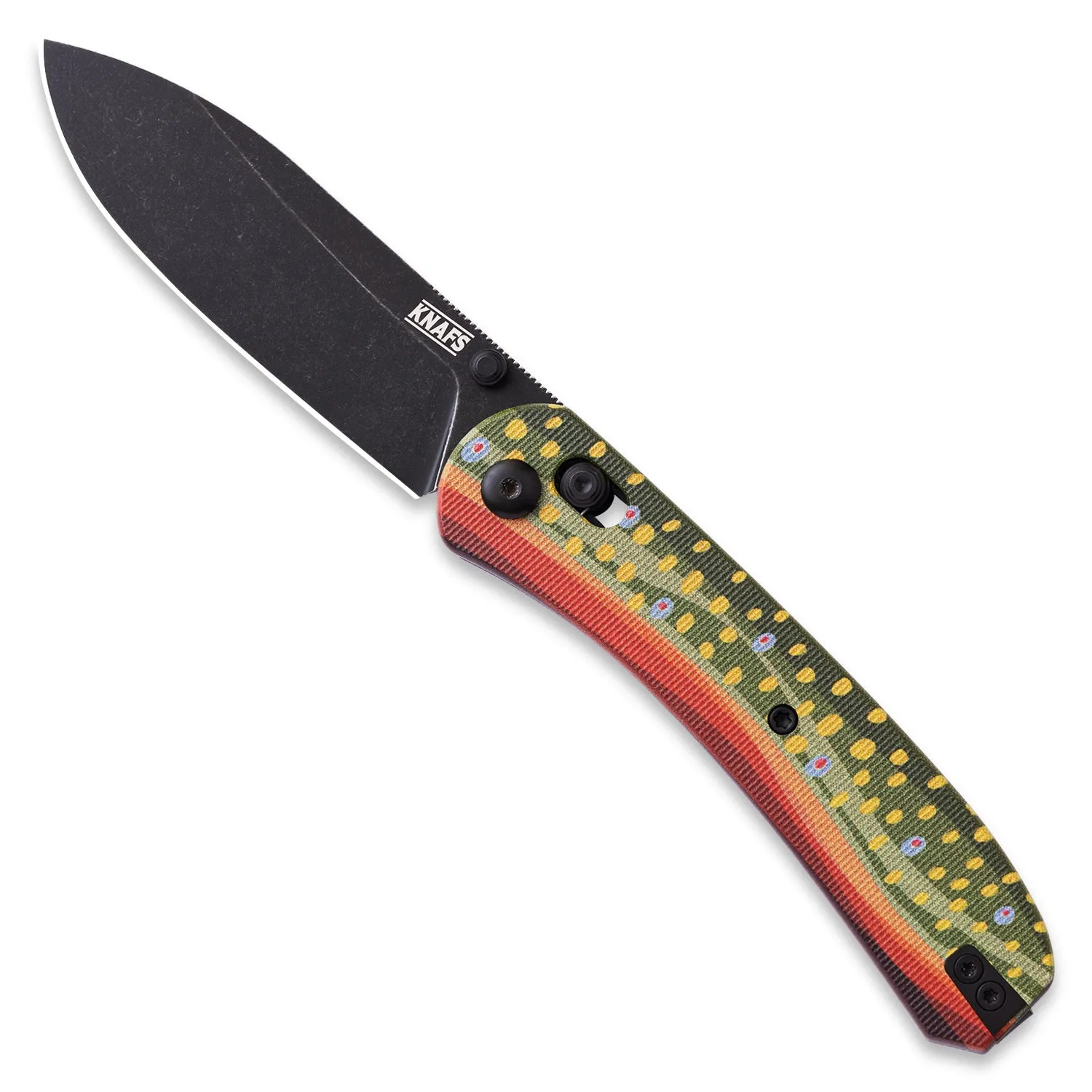 Lander 2 Pocket Knife - Printed G10 Scales - Pre-built