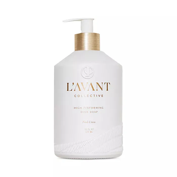 L'AVANT Plant Based High Performing Dish Soap  – Fresh Linen – 16oz