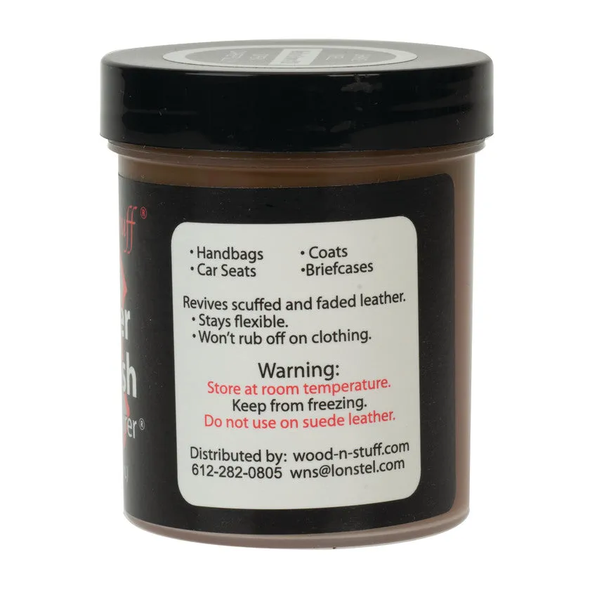 Leather Refinish, Medium Brown 4 oz, #WS-LA-MBRO