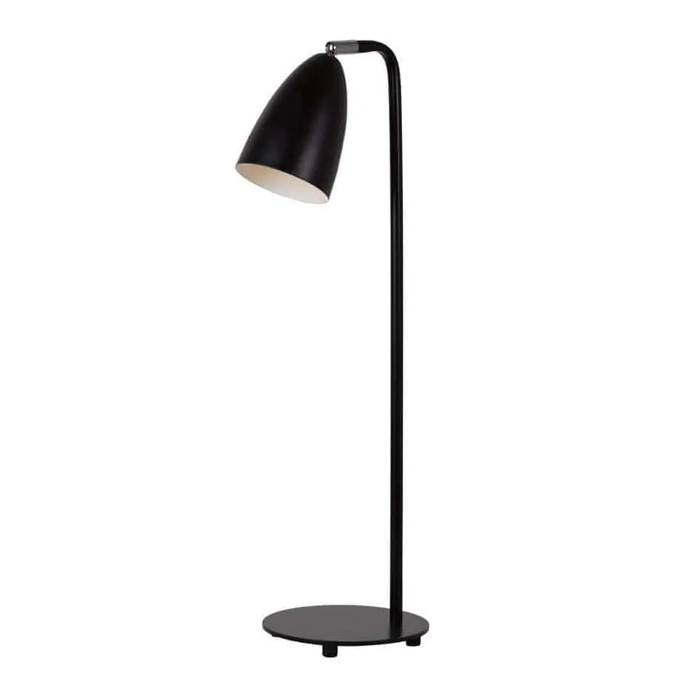 Lexi Metal Table Lamp Black | White