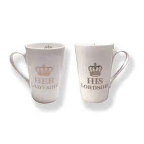 Lordship/ Ladyship Mug Set (MUGLL)