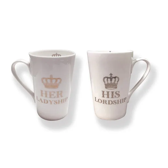 Lordship/ Ladyship Mug Set (MUGLL)