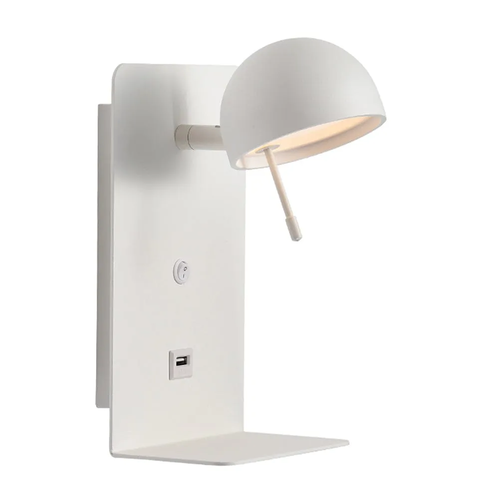 Luxo Buddy MED Metal Wall Light Black | White