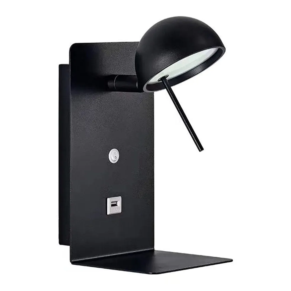 Luxo Buddy MED Metal Wall Light Black | White