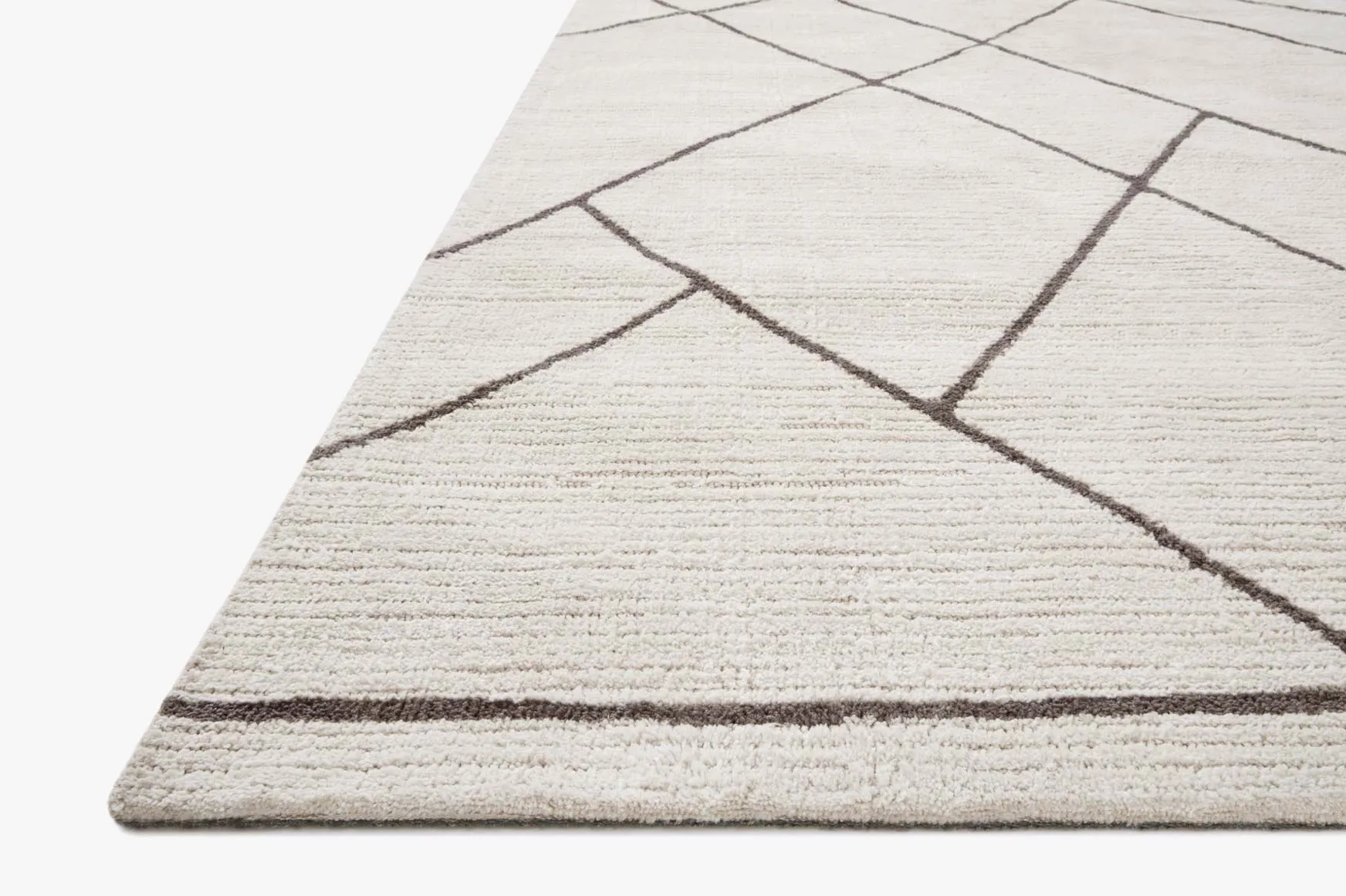 Magnolia Home x Loloi Logan Rug - Ivory Charcoal