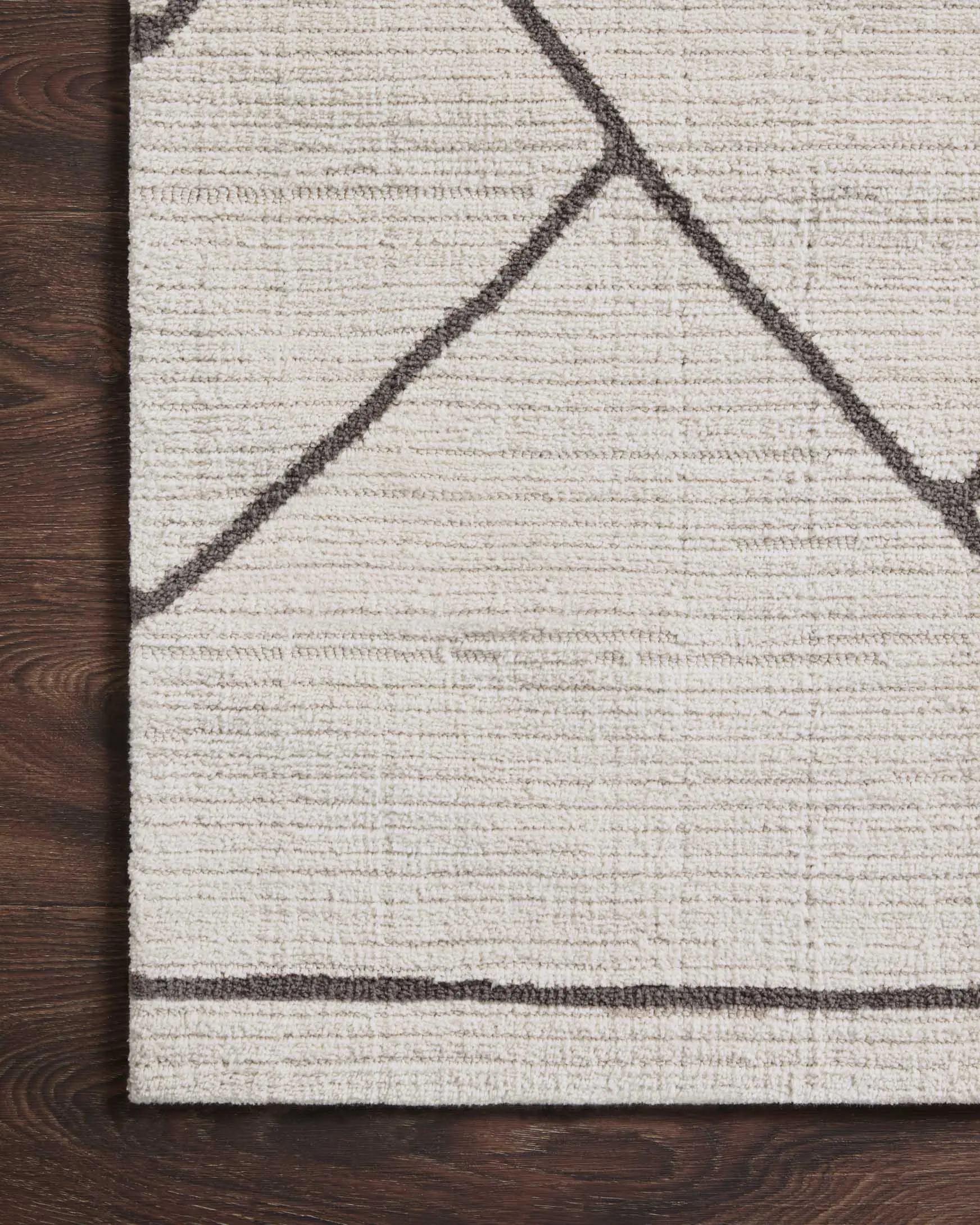 Magnolia Home x Loloi Logan Rug - Ivory Charcoal