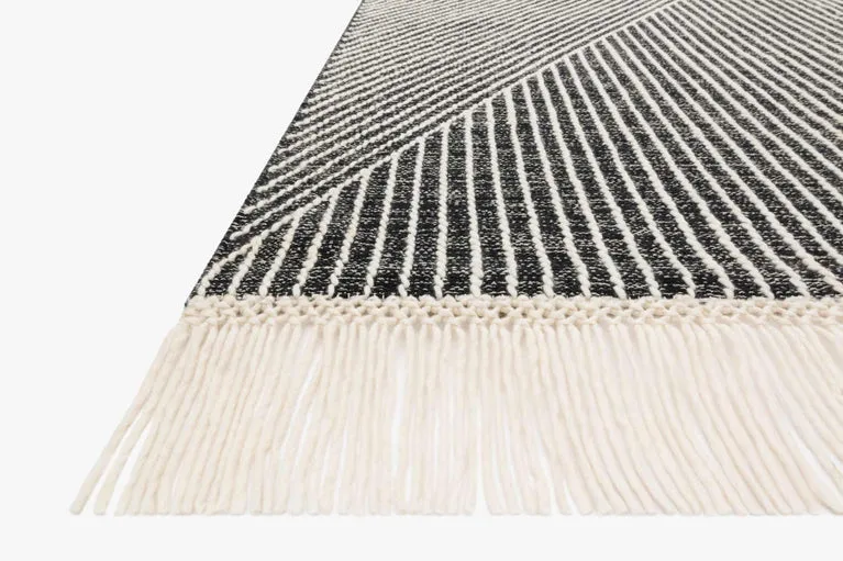 Magnolia Home x Loloi Newton Rug - Charcoal Ivory