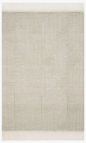 Magnolia Home x Loloi Newton Rug - Sage Ivory