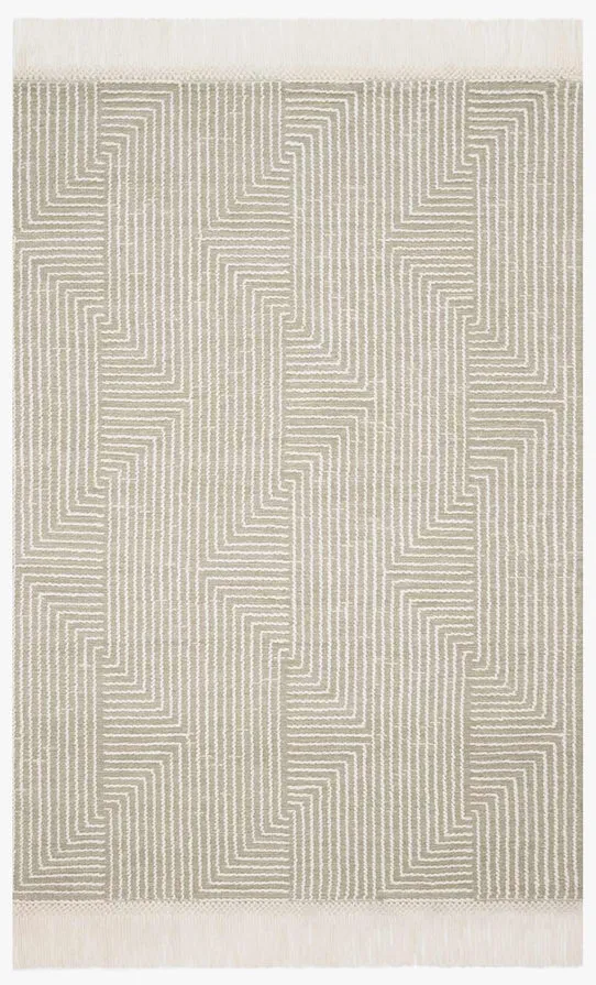 Magnolia Home x Loloi Newton Rug - Sage Ivory