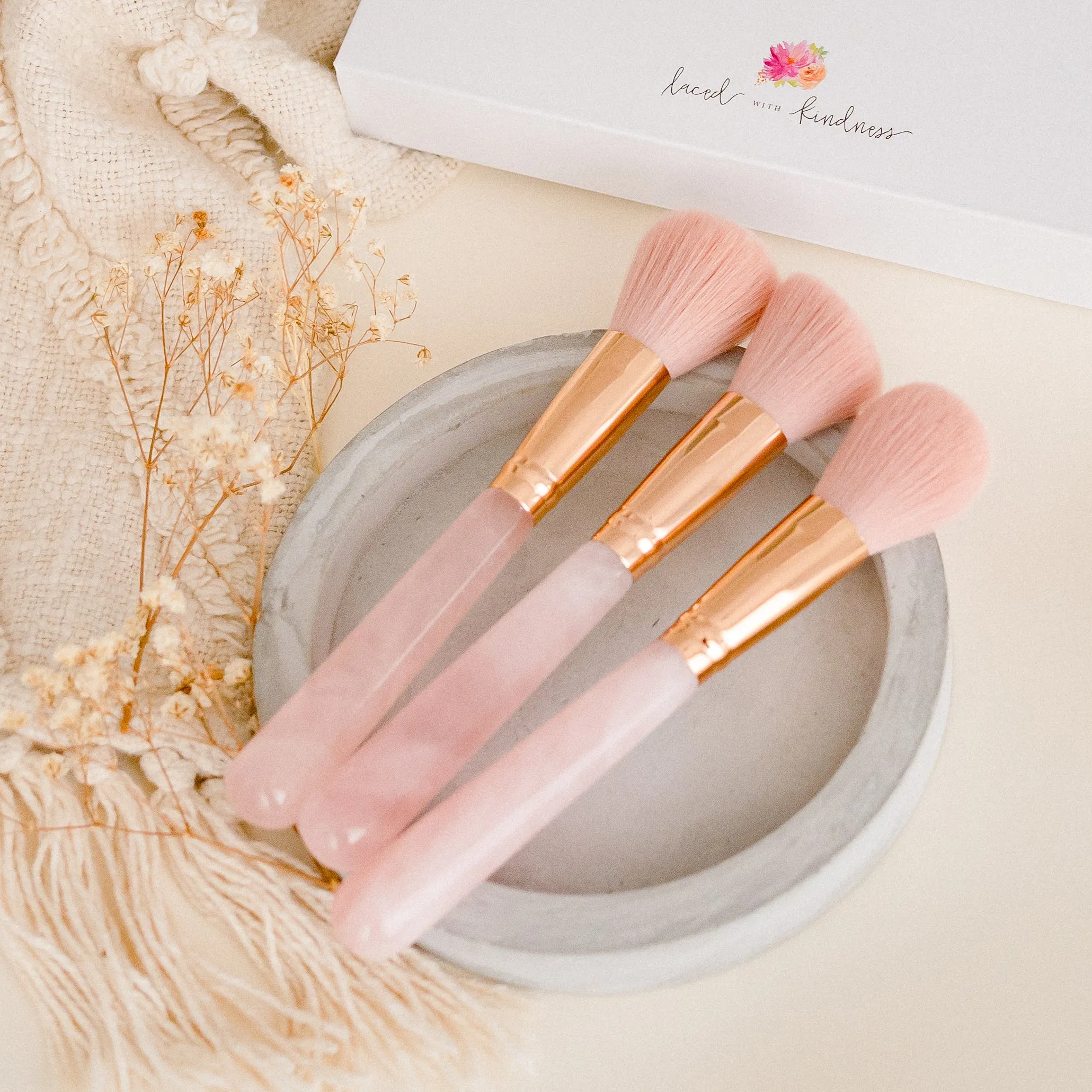 Makeup Brushes | Rose Quartz