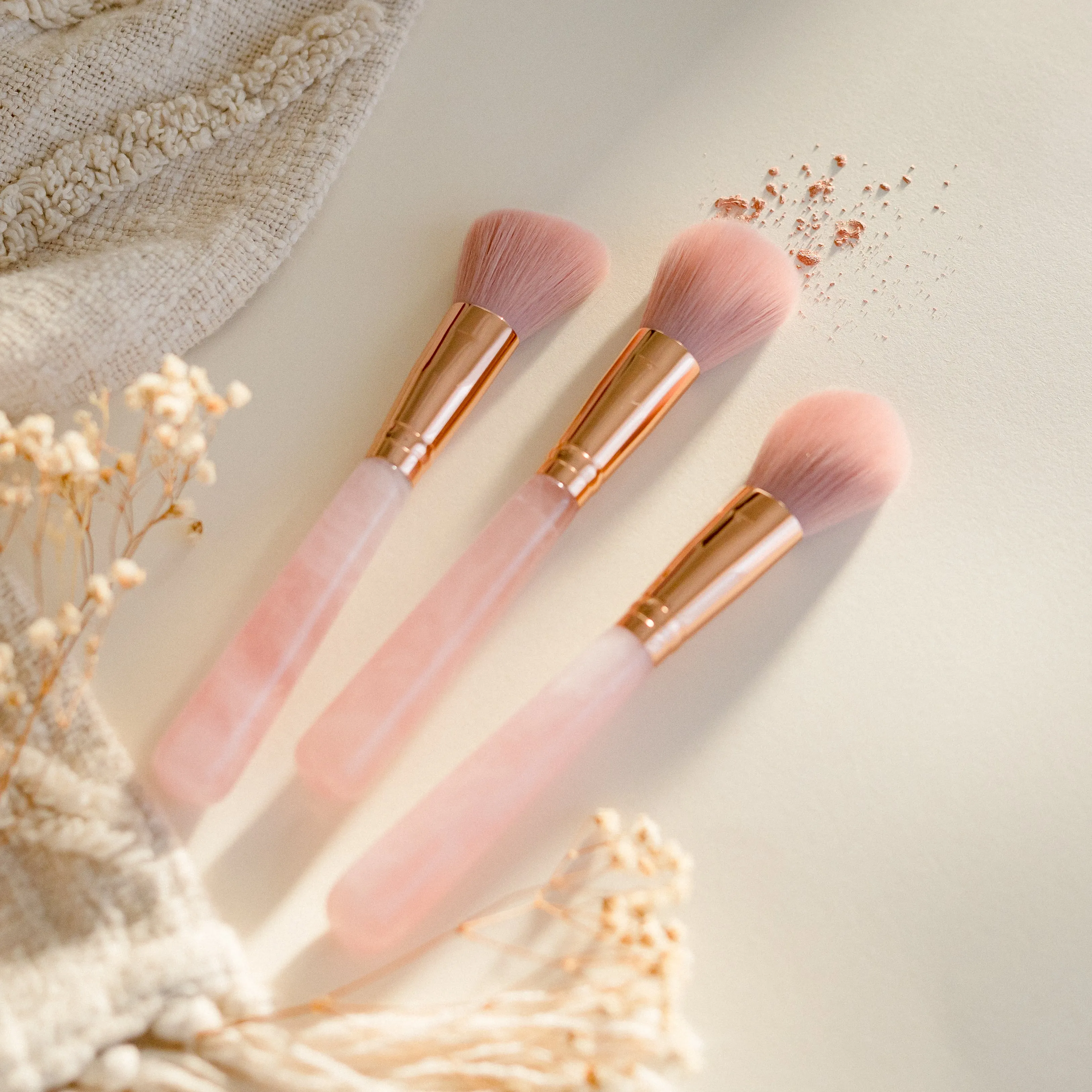 Makeup Brushes | Rose Quartz