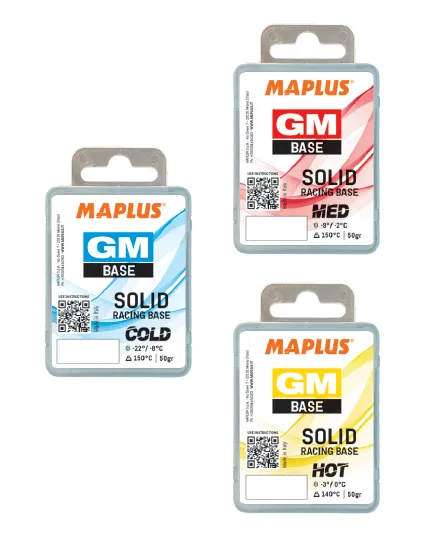 Maplus GM BASE solid 50g, Maplus GM BASE ski wax