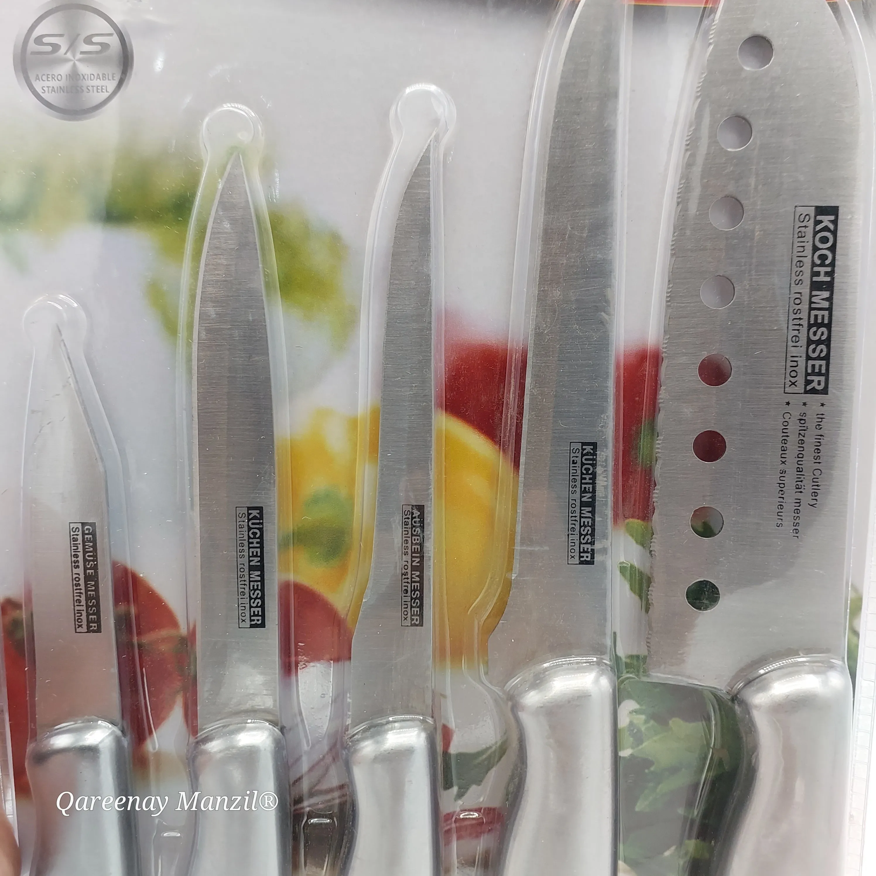 Meat Knife Set 100% Stainless Steel - 6 pieces