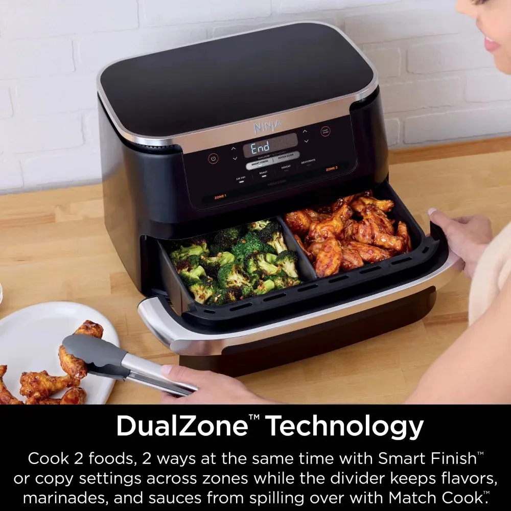 MegaFlex DualZone 4-in-1 Air Fryer with 7-Qt Family Capacity