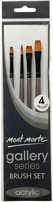 Mont Marte Gallery Series Brush Set Oils 5pc - (BMHS0025)