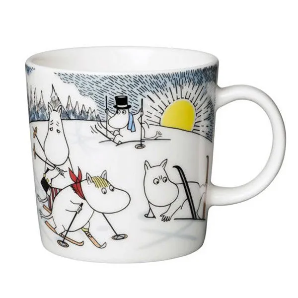 Moomin Winter Mug 2014 - Skiing with Mr Brisk