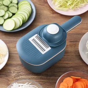 Multi-functional Vegetable Cutter With Variable Blades and a Strainer For Easier and Cleaner Cooking