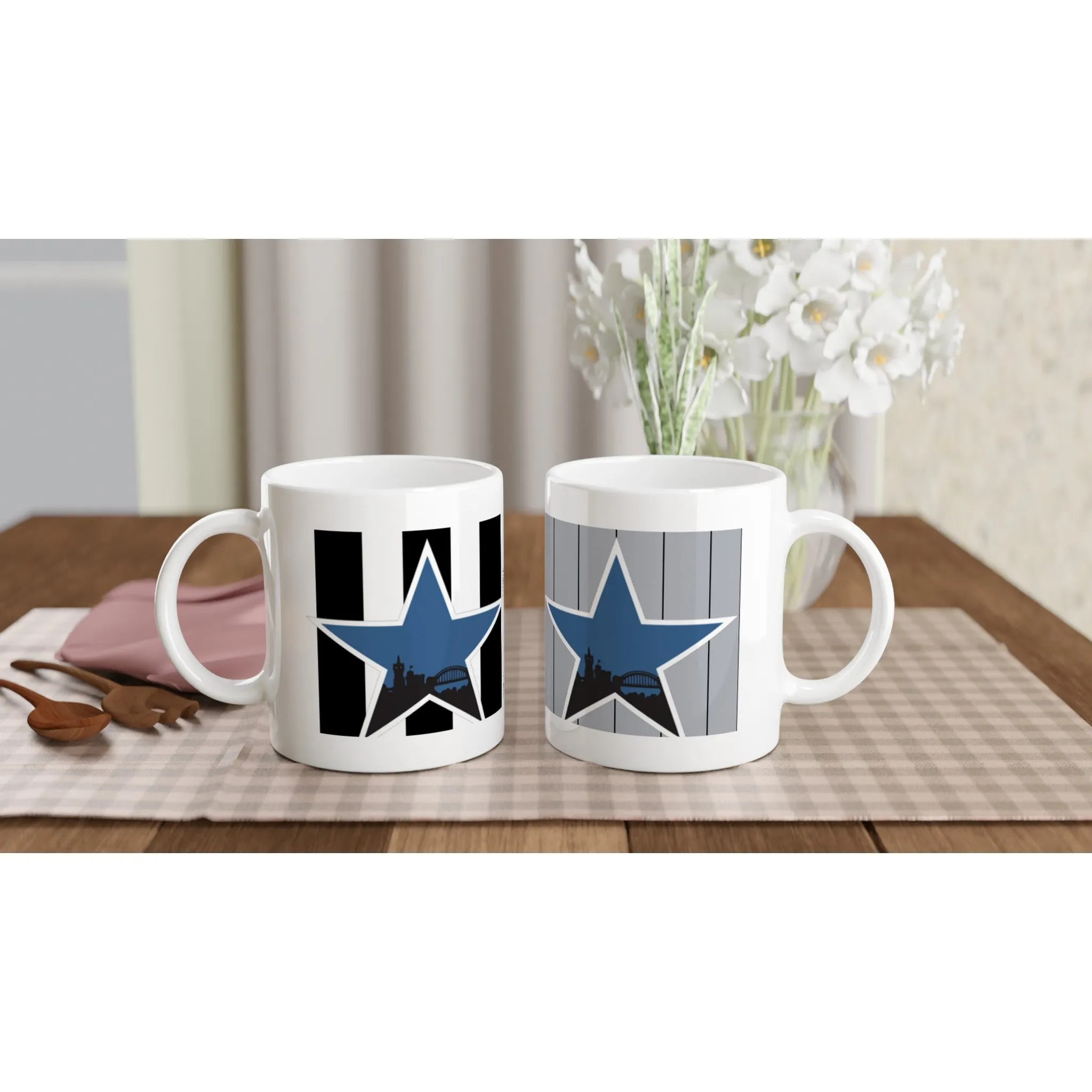 Newcastle Retro Kits - White 11oz Ceramic Mug