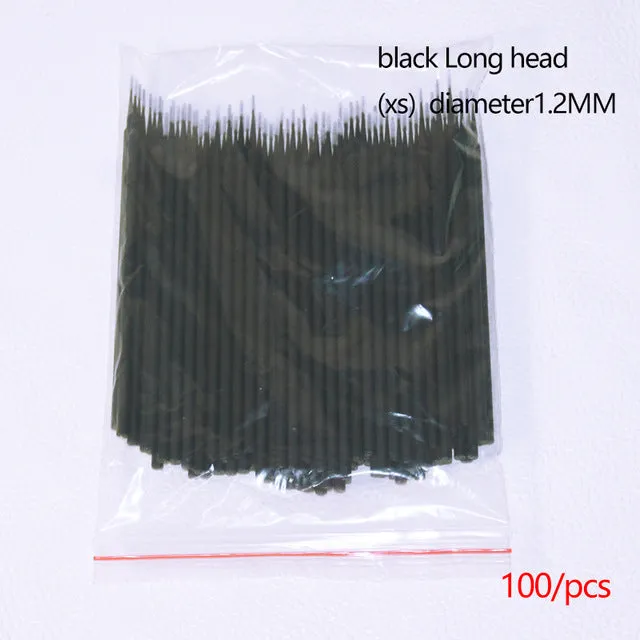 NICE FACE 100pcs/lot Disposable Swab Micro Brush Eyelashes Extension Individual Lash Glue Removing Makeup Tools for eyes make up