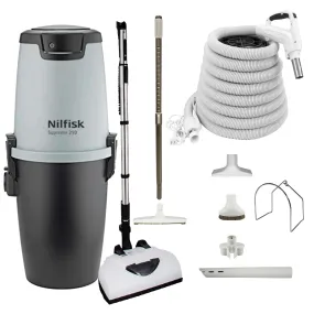 Nilfisk Supreme 250 Central Vacuum with Deluxe Electric Kit