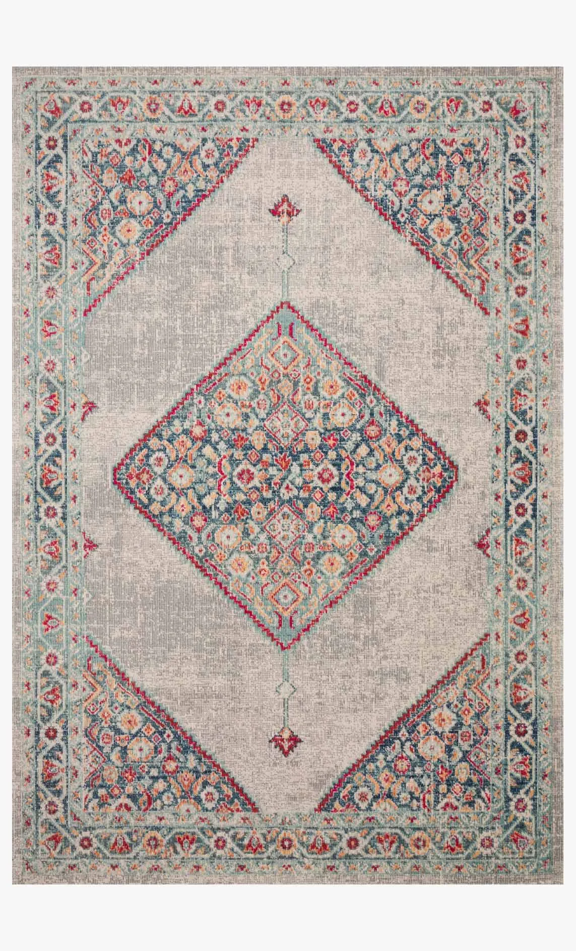 Nour Rug in Stone by Loloi II